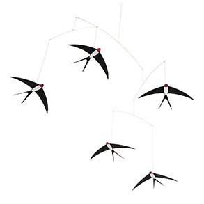 Svale mobile med 5 svaler