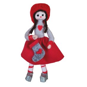 Pige med julesok 2025 