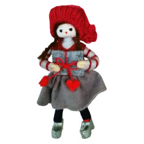 Anne Beate naturnisse 2023 Pige med julegave