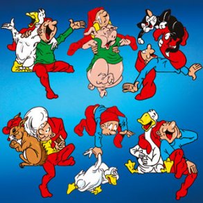 Bramming dekorationsnisser.