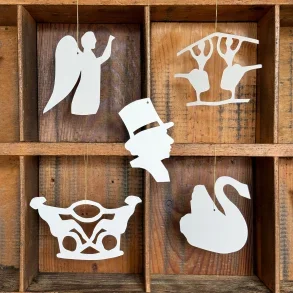 H.C.Andersen Papirklip Juleornamenter