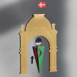 Tivoli's Hovedindgang med Harlekin